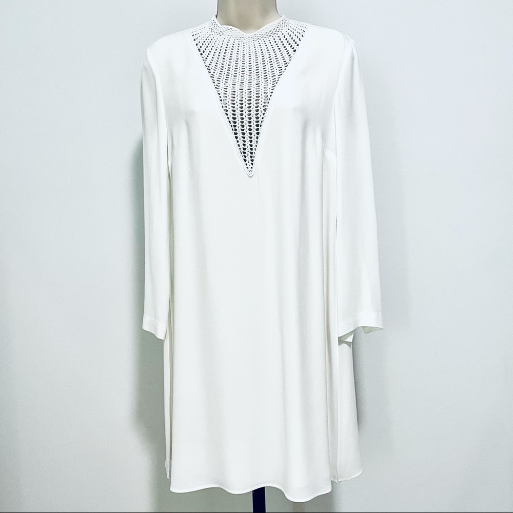 NWOT A.L.C. Long Sleeved Dress Triangle Panel Sz 2 - Picture 3 of 12